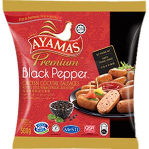 Ayamas Premium Black Pepper Cocktail 500g
