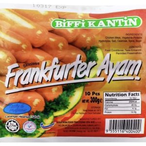 Biffi Canteen Chicken Frankfurter 300g