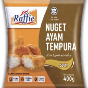 Raffie Nuget Ayam Tempura Salai 400g