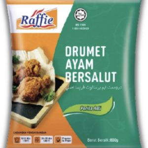Raffie Drumet Ayam Bersalut Asli 600g