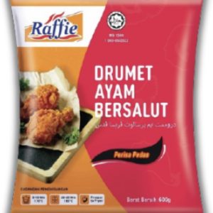Raffie Drumet Ayam Bersalut Pedas 600g