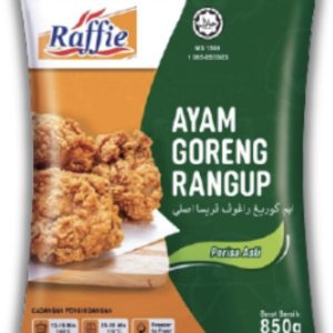 Raffie Ayam Goreng Rangup Asli 850g