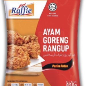 Raffie Ayam Goreng Rangup Pedas 850g