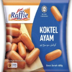 Raffie Koktel Sosej Ayam 400g