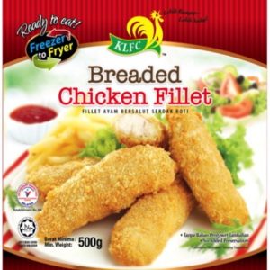 KLFC Breaded Chicken Fillet 500g