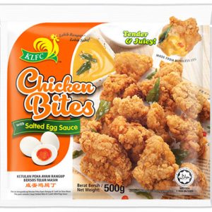 KLFC Chicken Bites With Salted Egg Sauce 500g