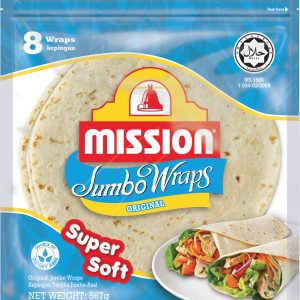 Mission Jumbo Wrap Original 8's - 567g