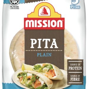 Mission Pita Plain 5's 2200 - 400g