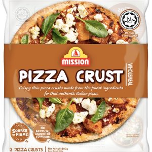 Mission Pizza Crust Wholemeal 2's 2715 - 300g