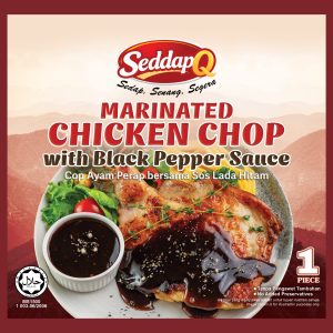 Seddap Q Marinated Chicken Chop with Black Pepper Sauce