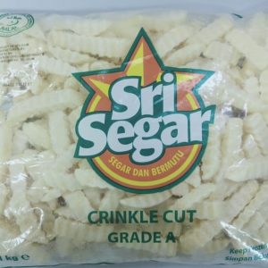 Sri Segar Fries Crinkle Cut 1kg